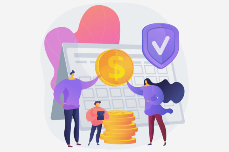 Parental allowance abstract concept vector illustration