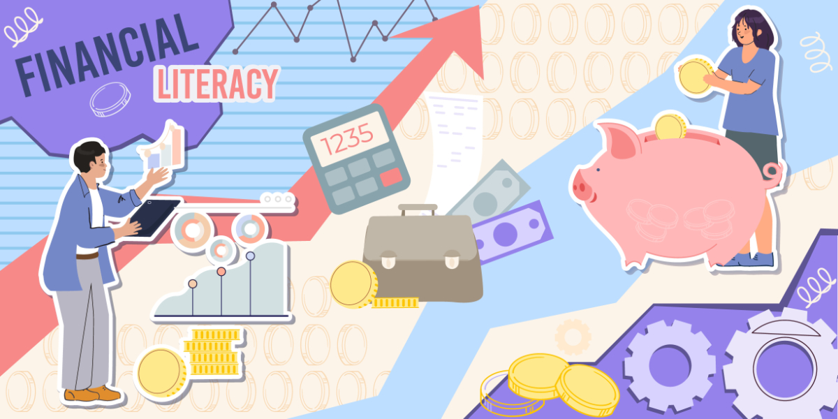 Financial Literacy Collage