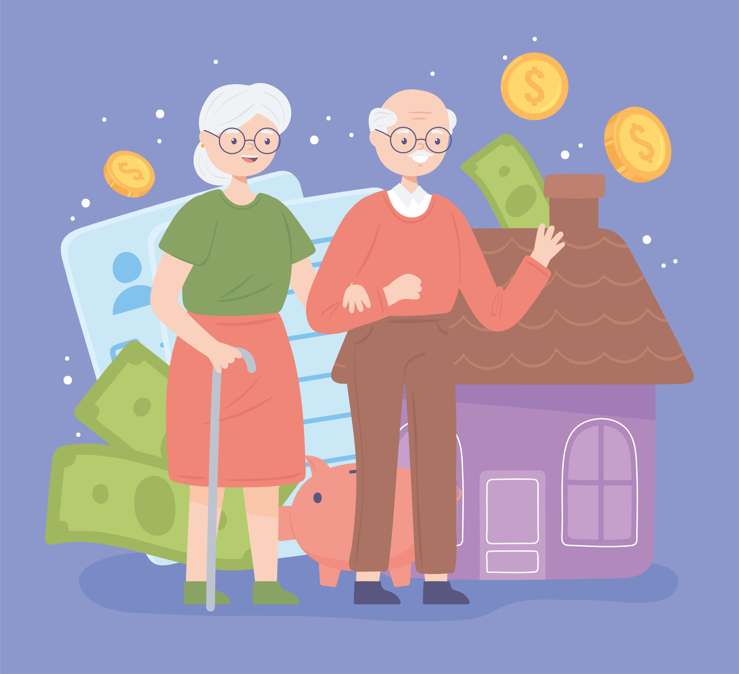 retirement couple and money