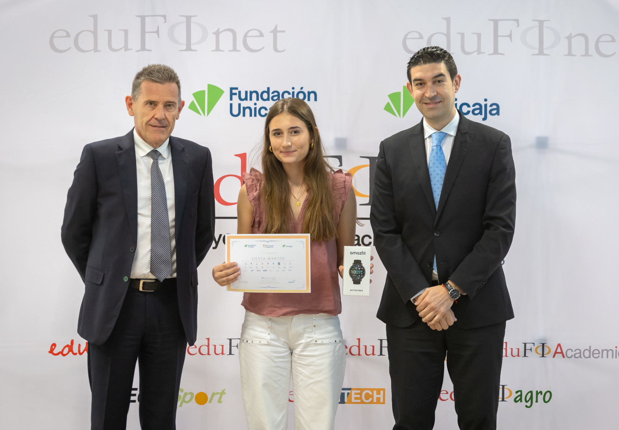 Adolfo Gil, Silvia Martín y Antonio Martín