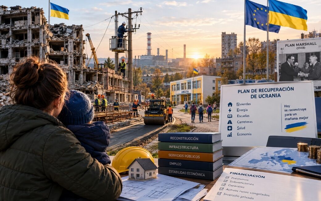 Reconstrucción de Ucrania: infraestructuras, servicios públicos y financiación europea