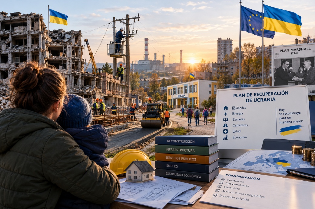 Reconstrucción de Ucrania: infraestructuras, servicios públicos y financiación europea